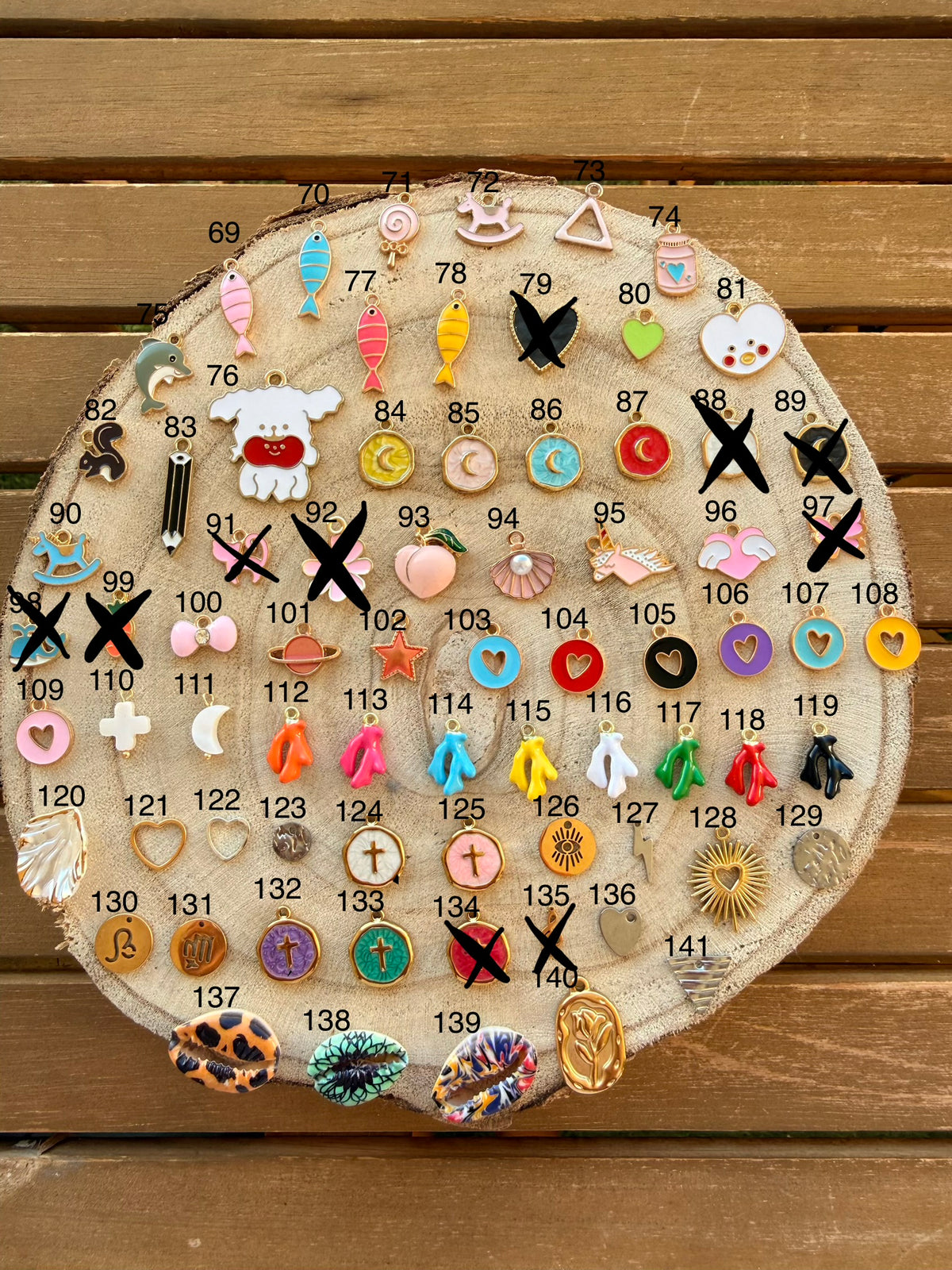 Porte-clés personnalisable avec charms – Fait main