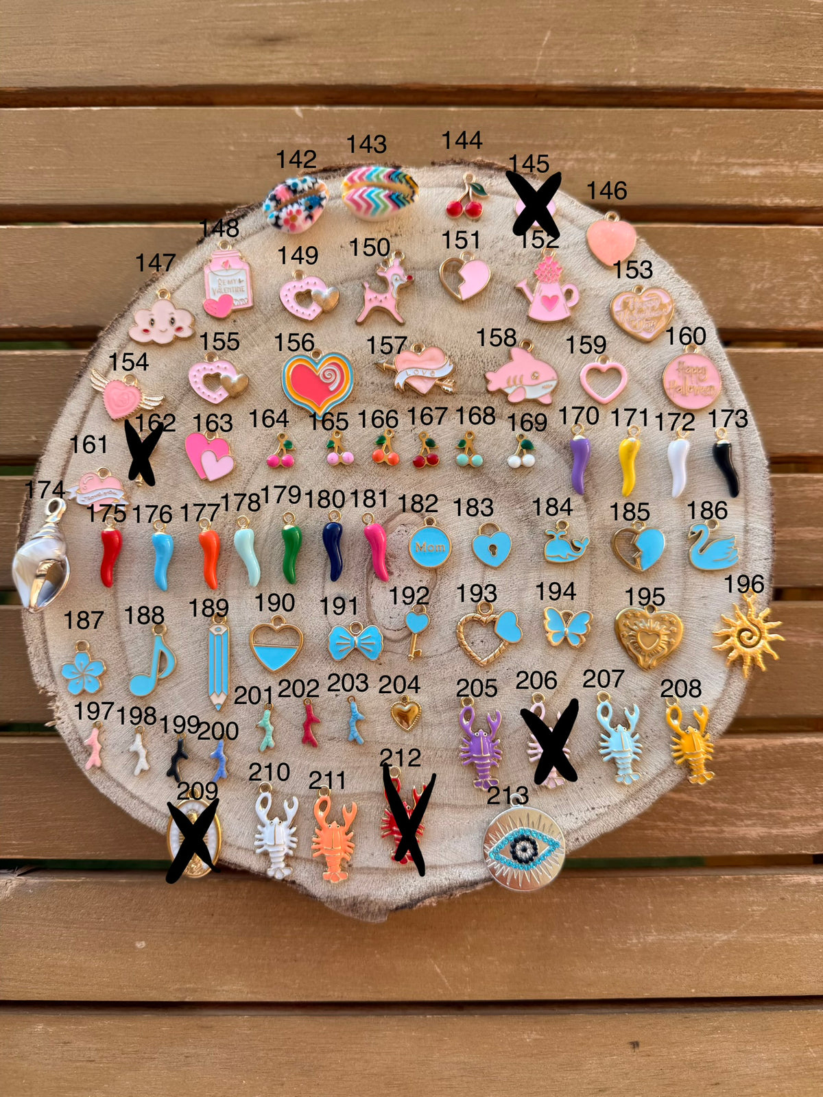 Porte-clés personnalisable avec charms – Fait main